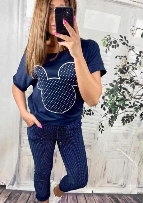 Bawełniana bluzka plus size MYSZKA 