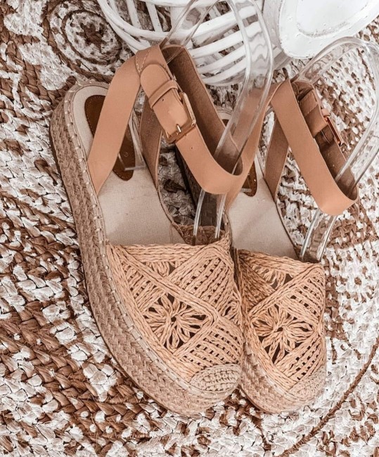 Espadryle Summer Elegance beżowe