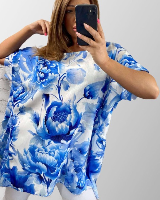 Tunika plus size KWIATOWA JA