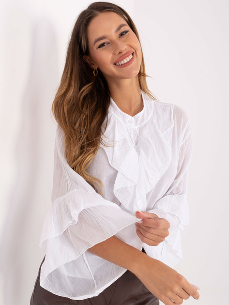 Koszula plus size FALBANELLA biała