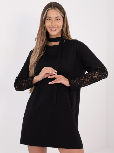 Tunika oversize KORONKA czarna