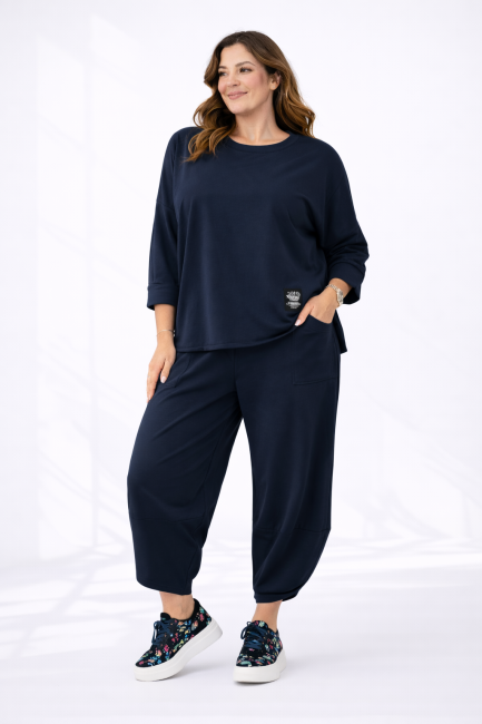 Bawełniany dres plus size