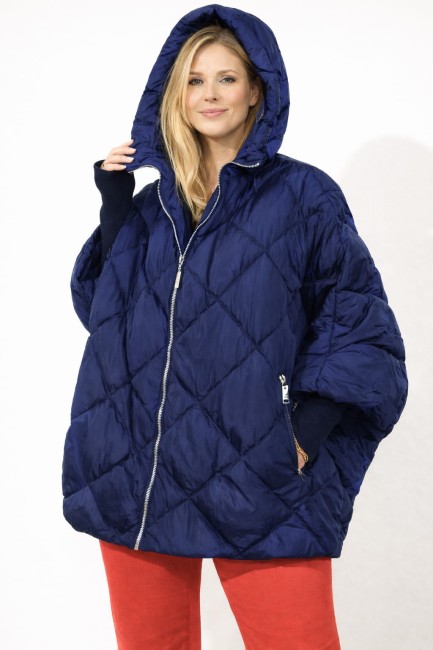 Kurtka  plus size MAGNATKA granatowa