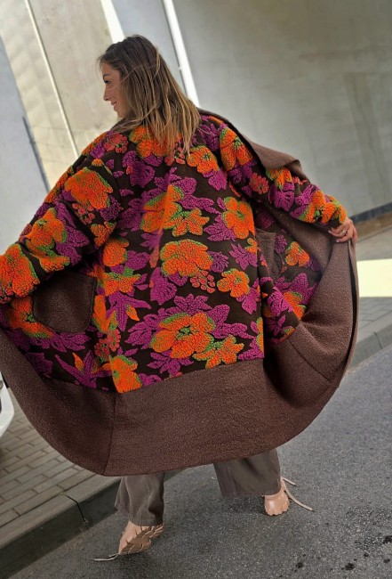 Płaszczyk narzutka plus size ArtBella