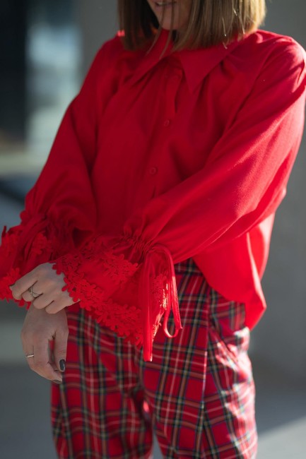 Koszula premium plus size BASTET czerwona