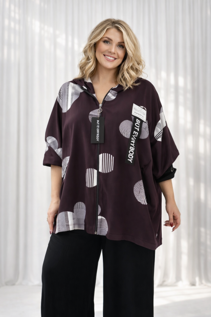 Bluza narzutka plus size KOŁA
