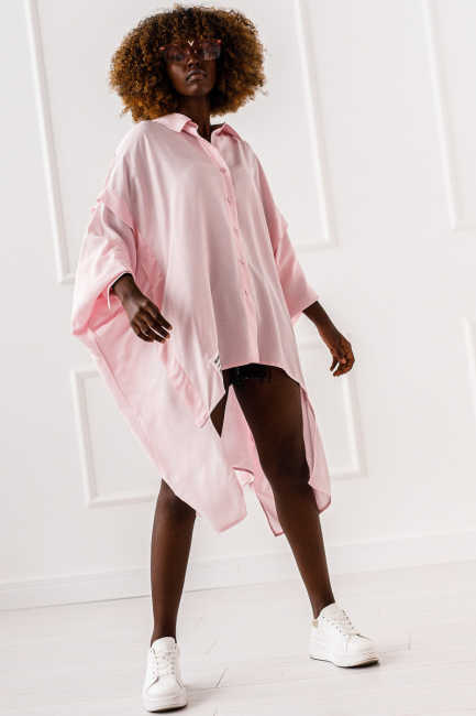 Koszula  plus size 27 od Miss City różowa