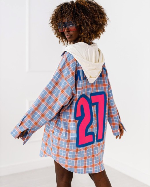 Koszula narzutka plus size 27 od Miss City 