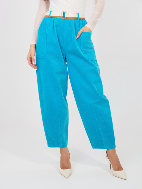 Spodnie sztruksowe plus size