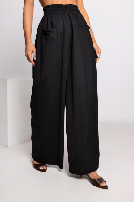 Spodnie oversize LOCKED czarne