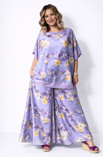 PREMIUM !  Komplet plus size SATINELLA