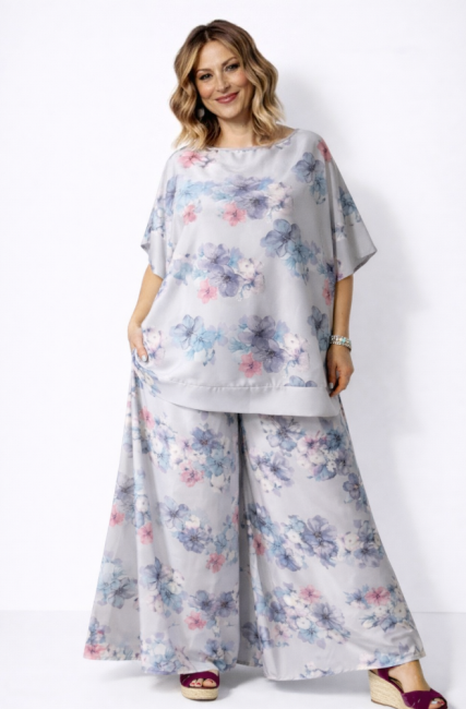 PREMIUM !  Komplet plus size SATINELLA