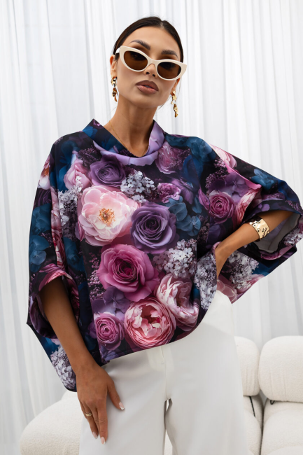 Tunika KIMONO  oversize plus size  ROSE