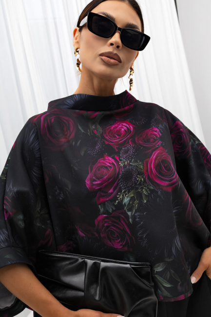 Tunika KIMONO  oversize plus size  ROSE