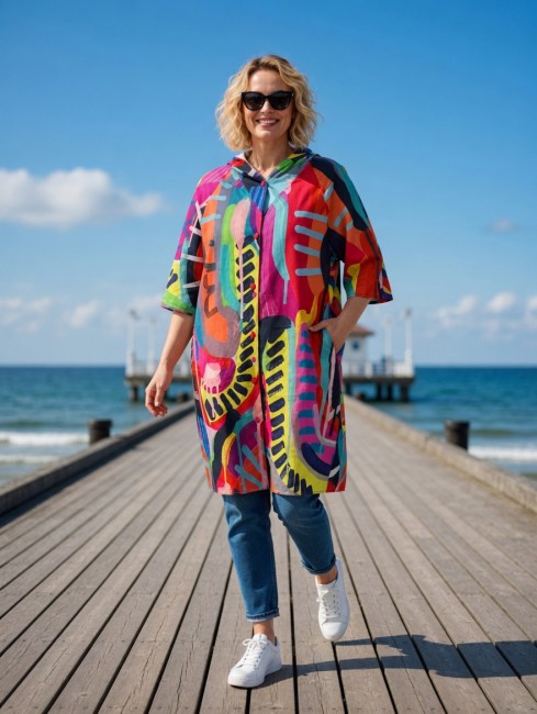Kurtka narzutka plus size DESVIVA 