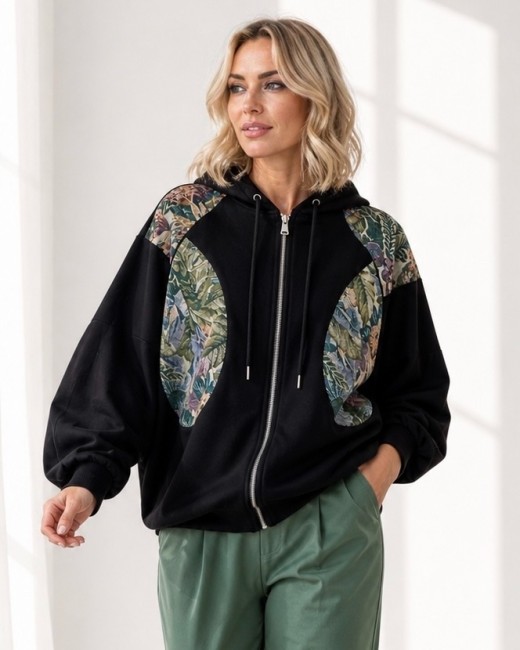 Bawełniana bluze oversize plus size EDEN