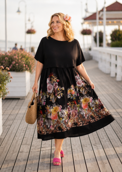 Sukienka plus size oversize POZYTYWNA  