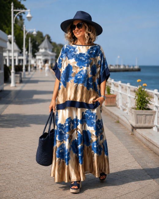 PREMIUM !  Komplet plus size SATINELLA 