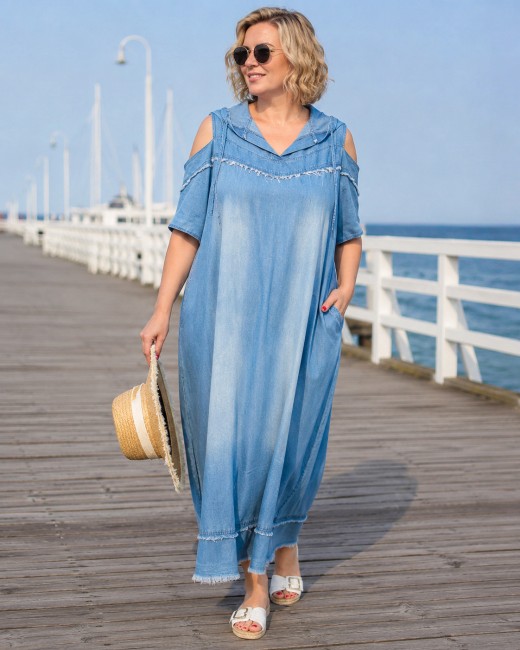 Sukienka plus size oversize DENIMKA