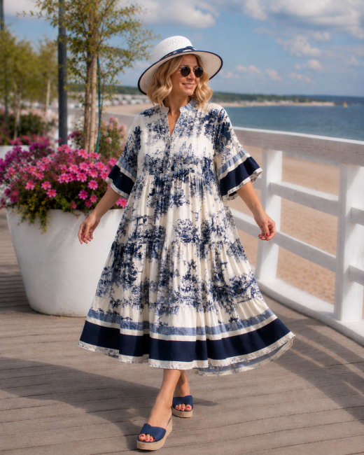 PERLA - wiskozowa sukienka plus size/oversie 